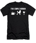 1 Pet Poodle Dog Puppy Simple Man Lukas Davis T-Shirt