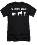 1 Pet Siberian Husky Dog Puppy Simple Man Lukas Davis T-Shirt