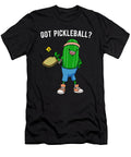 1 Pickleball Design with Pickle with Racquet and Ball Lance Gambis T-Shirt