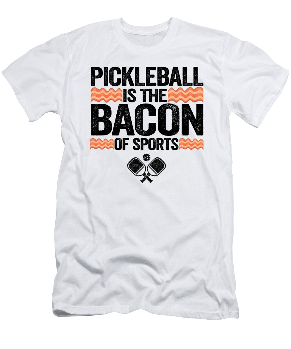 1 Pickleball Is the Bacon of Sports Funny Pickleball Lisa Stronzi T-Shirt