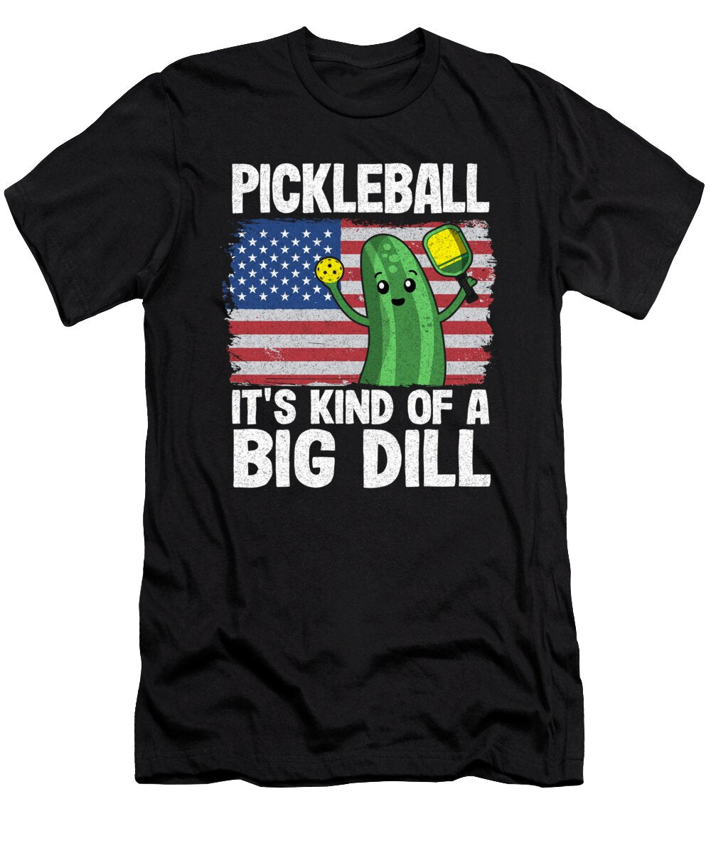 1 Pickleball Its Kind of a Big Dill Funny Pickleball Lisa Stronzi T-Shirt