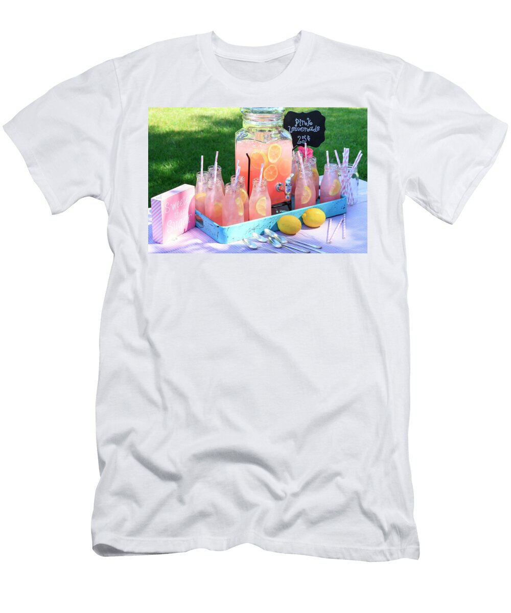 1 Pink Lemonade At Picnic in Park Teri Virbickis T-Shirt