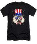 1 Poodle 4th of July American Dog USA Flag Dhbubble T-Shirt