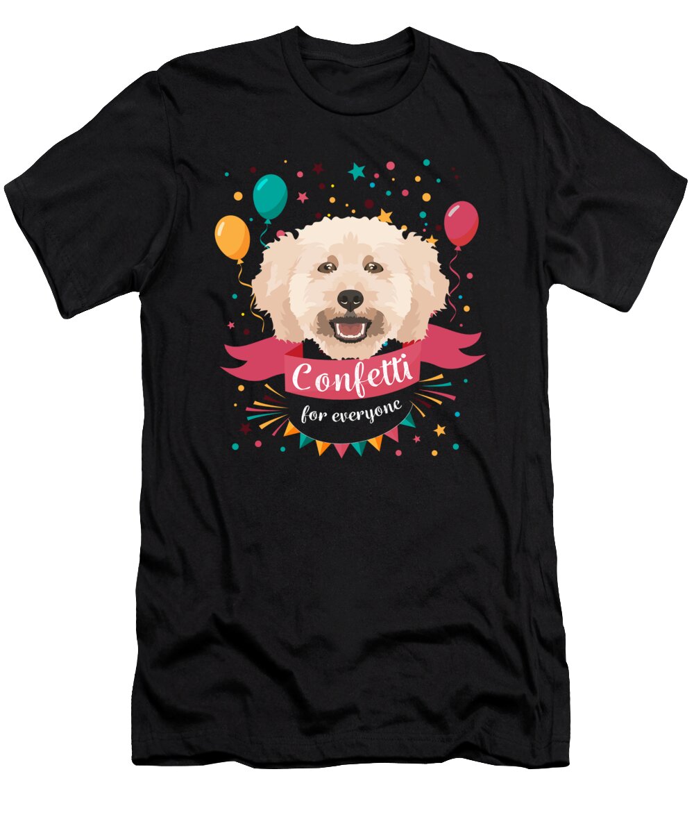 1 Poodle Carnival Madi Gras Greenoptix T-Shirt