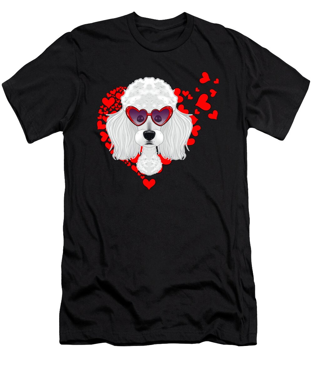 1 Poodle Lover I Dog Lover I Poodle Maximus Designs T-Shirt