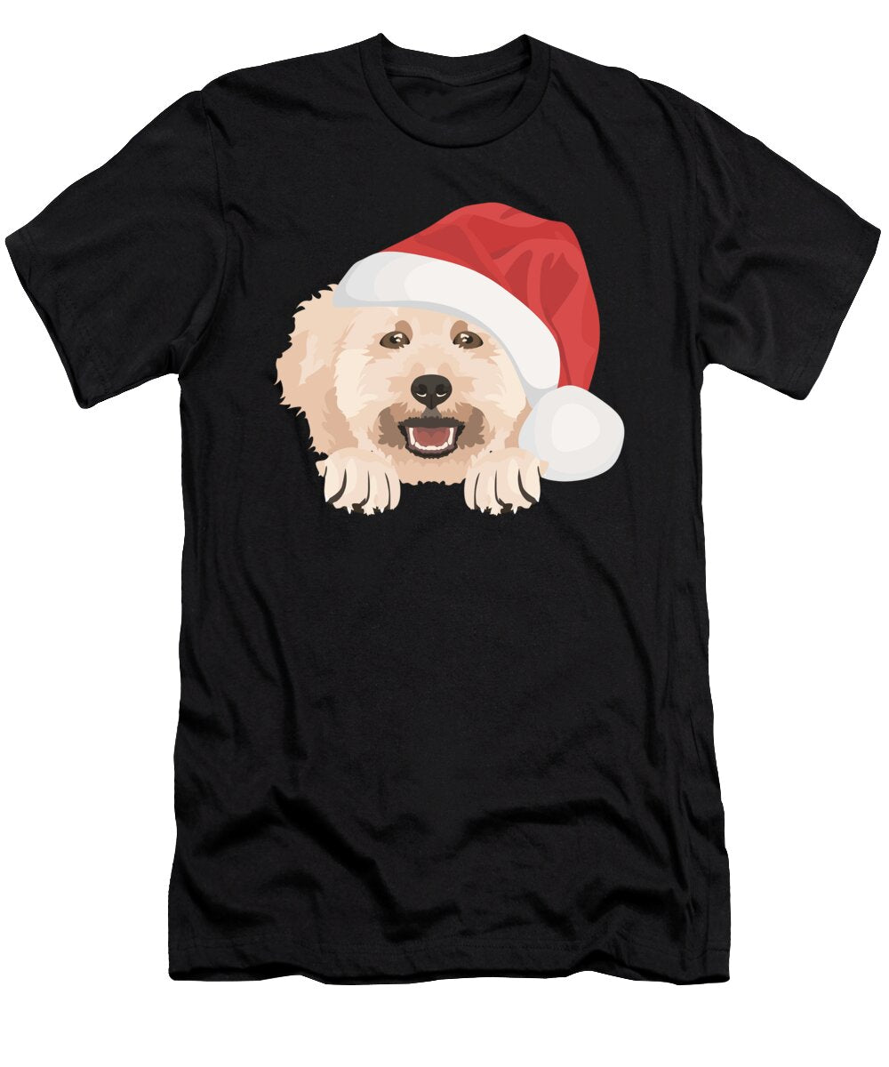 1 Poodle Merry Christmas Greenoptix T-Shirt