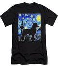 1 Poodle Starry Night Dog Lover Van Gogh Poodle Zyneu Gangd T-Shirt