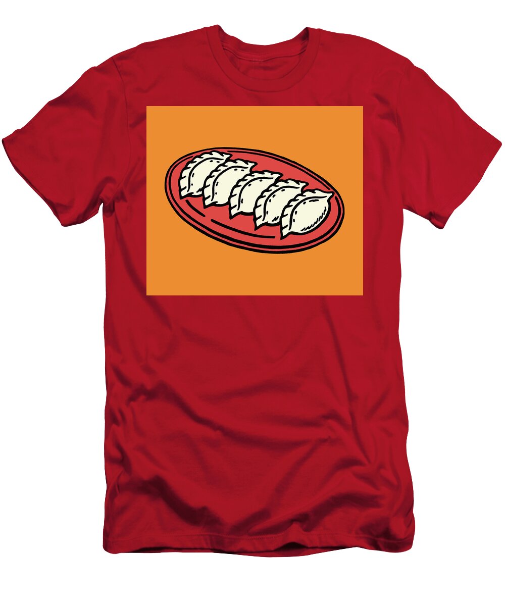 1 Potstickers on a Platter Csa Images T-Shirt