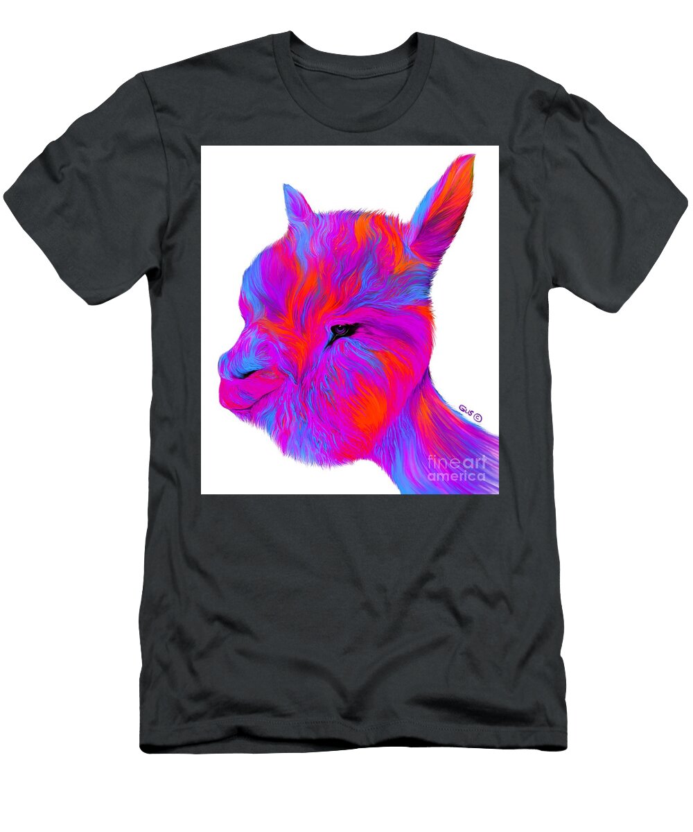 1 Rainbow Alpaca Nick Gustafson T-Shirt