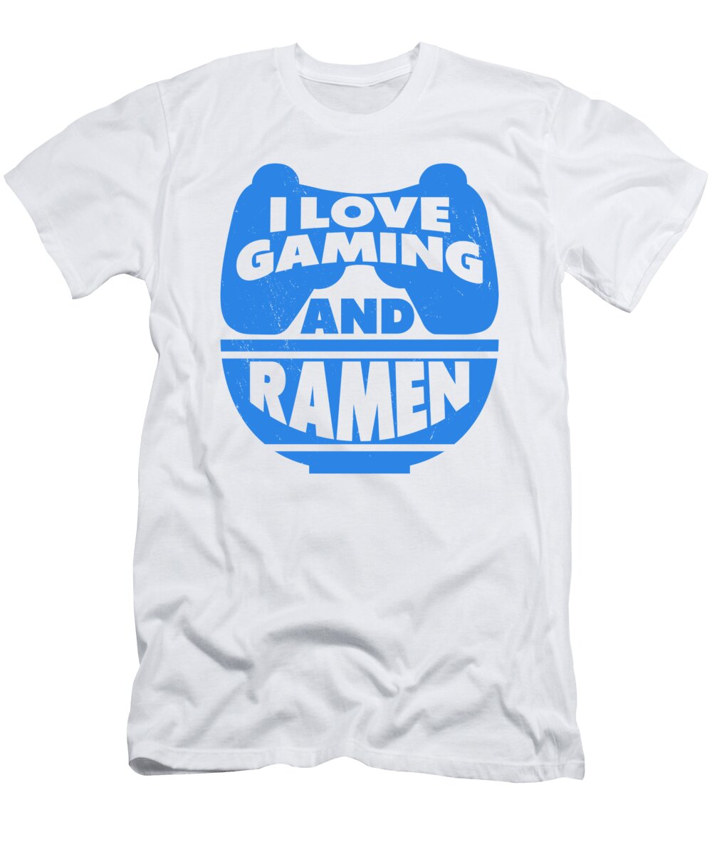 1 Ramen Lover Gamer Video Games Ramen Bowl Toms Store T-Shirt