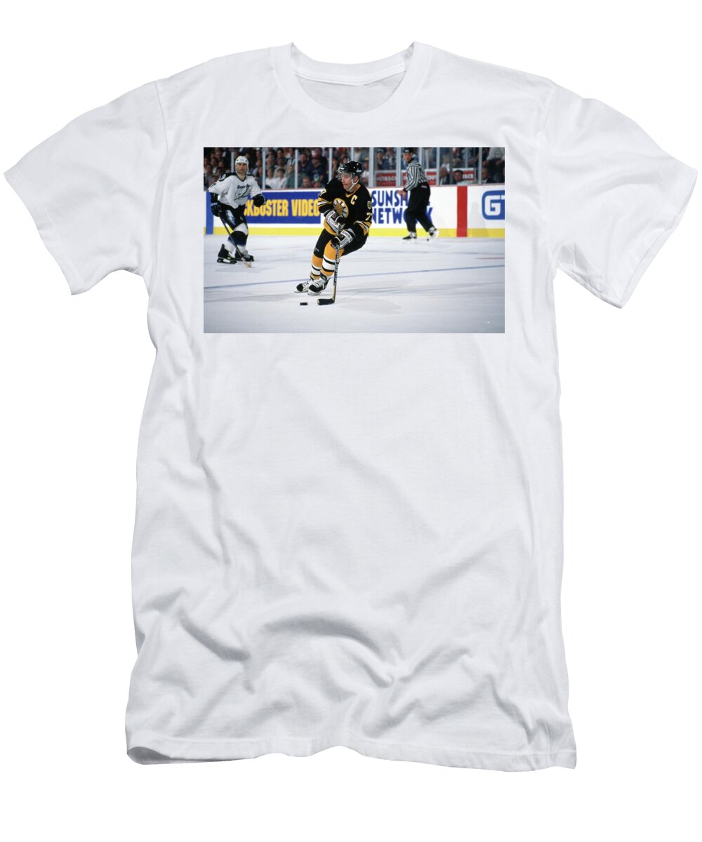 1 Ray Bourque Boston Bruins Iconic Sports Gallery T-Shirt