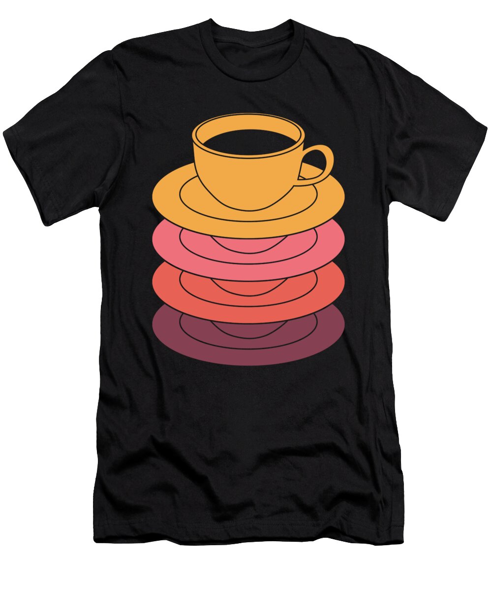 1 Retro Coffee Barista Cafe Roaster Roasting Vintage Coffee Crazy Squirrel T-Shirt