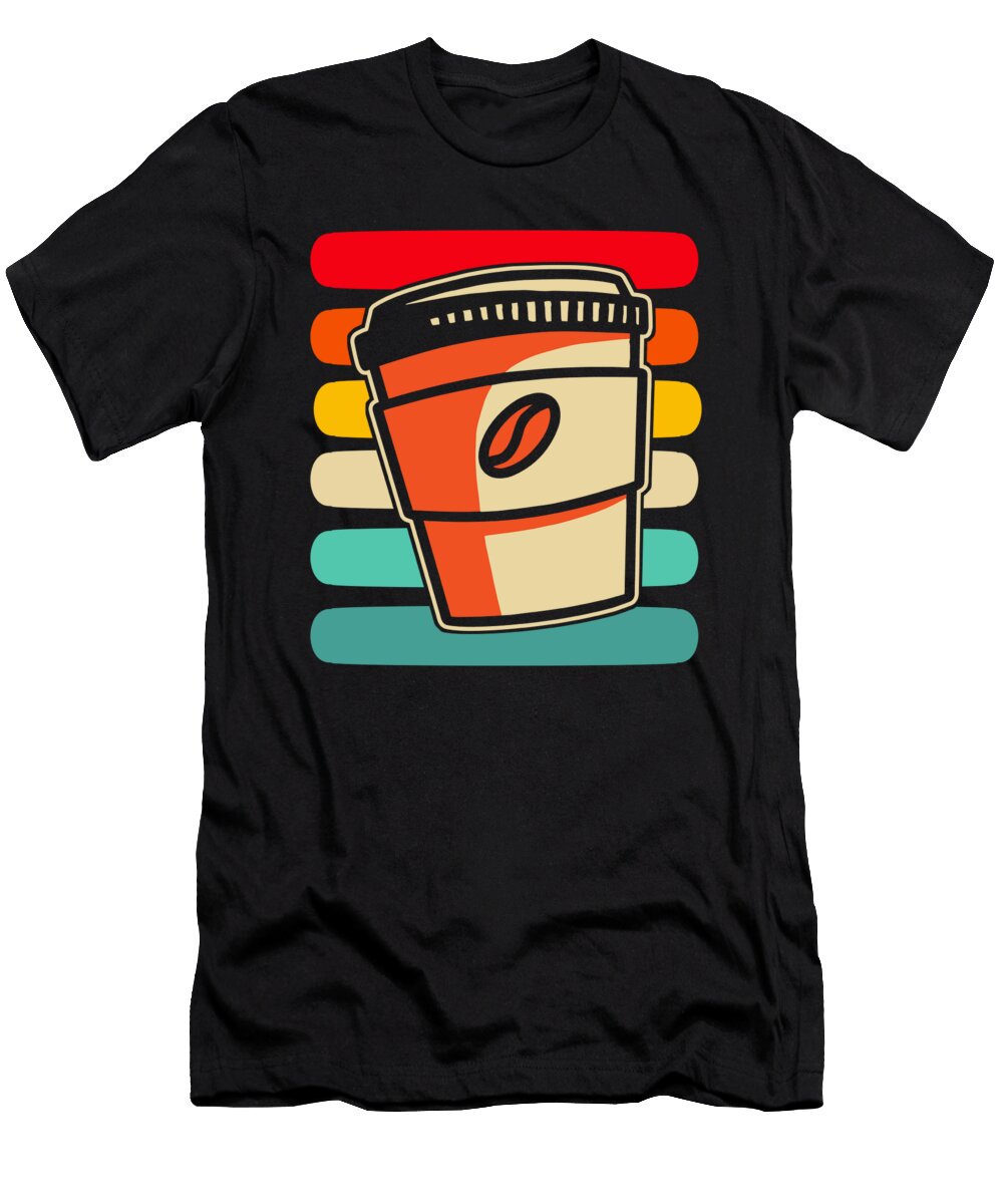 1 Retro Coffee Cafe Roasting Roaster Barista Vintage Coffee Crazy Squirrel T-Shirt
