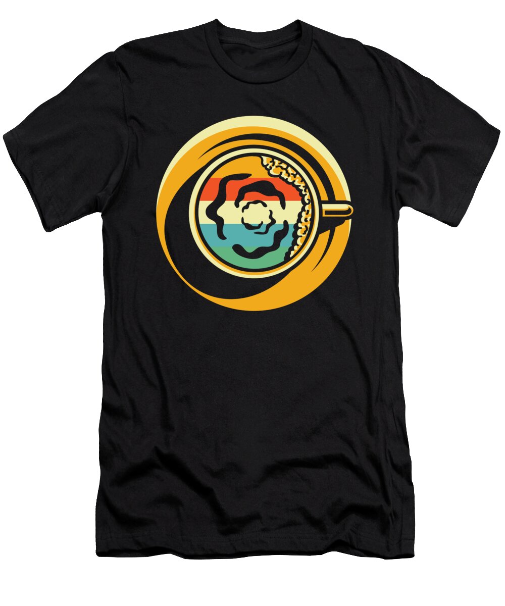 1 Retro Coffee Roaster Roasting Cafe Barista Vintage Coffee Crazy Squirrel T-Shirt