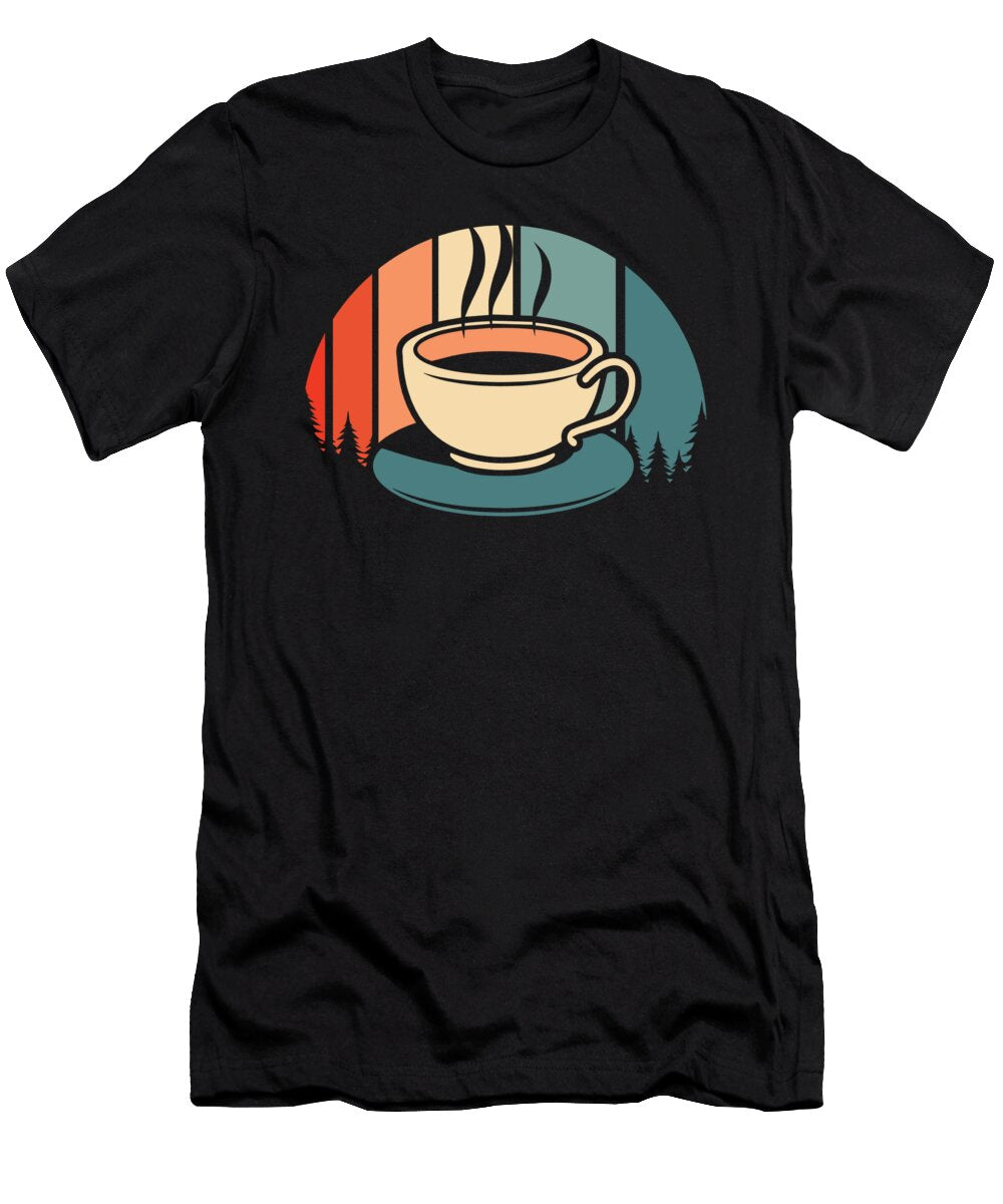 1 Retro Coffee Roasting Barista Cafe Roaster Vintage Coffee Crazy Squirrel T-Shirt