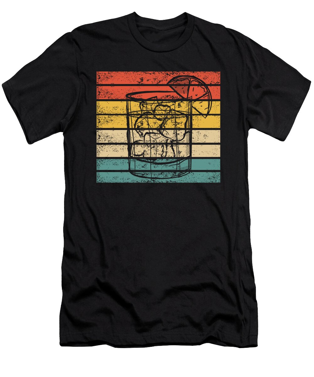 1 Retro Gin Tonic Cocktail Jonathan Kraske T-Shirt