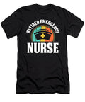 1 Retro Nursing Retired Caretaker Vintage Emergency Nurse Crazy Squirrel T-Shirt