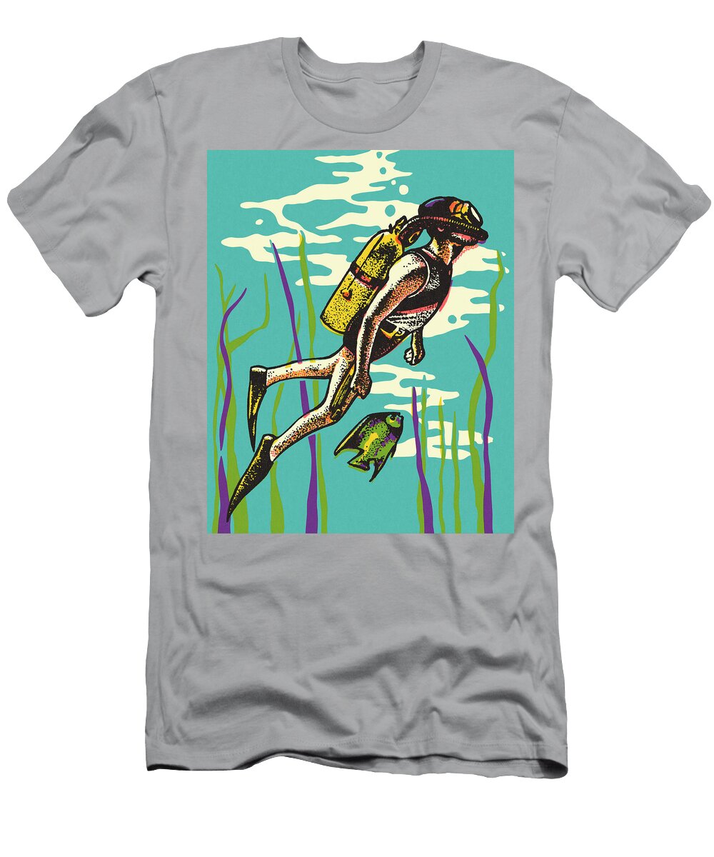 1 Scuba Diver Csa Images T-Shirt