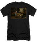 1 Shepherdess and Sheep Fontainebleau Charles Emile Jacque T-Shirt