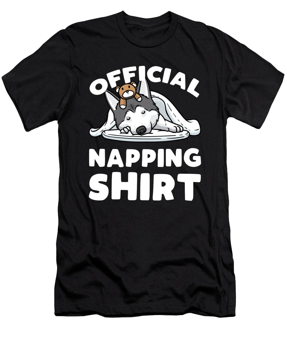 1 Siberian Husky Dog Official Sleeping Pajama Zimstarus T-Shirt