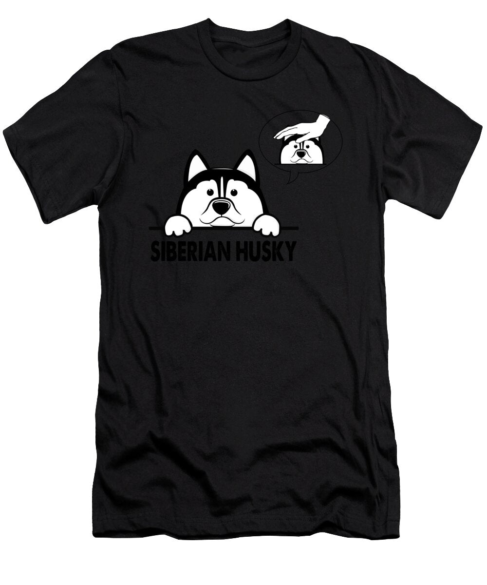 1 Siberian Husky Dog Owner Puppy Lover Breeder Gift Jan Deelmann T-Shirt