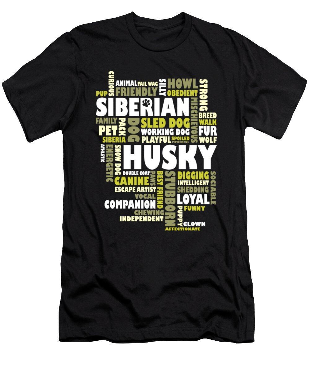 1 Siberian Husky Dog Tinh Tran Le Thanh T-Shirt