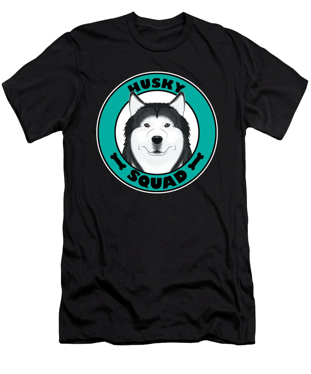 1 Siberian Husky Squad I Dog Lover I Siberian Husky Maximus Designs T-Shirt