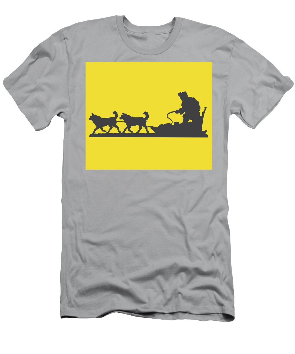 1 Sled and Sled Dogs Csa Images T-Shirt