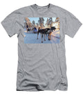 1 Sled Dogs Barking in the Snowy Forest Johnathan Ampersand Esper T-Shirt