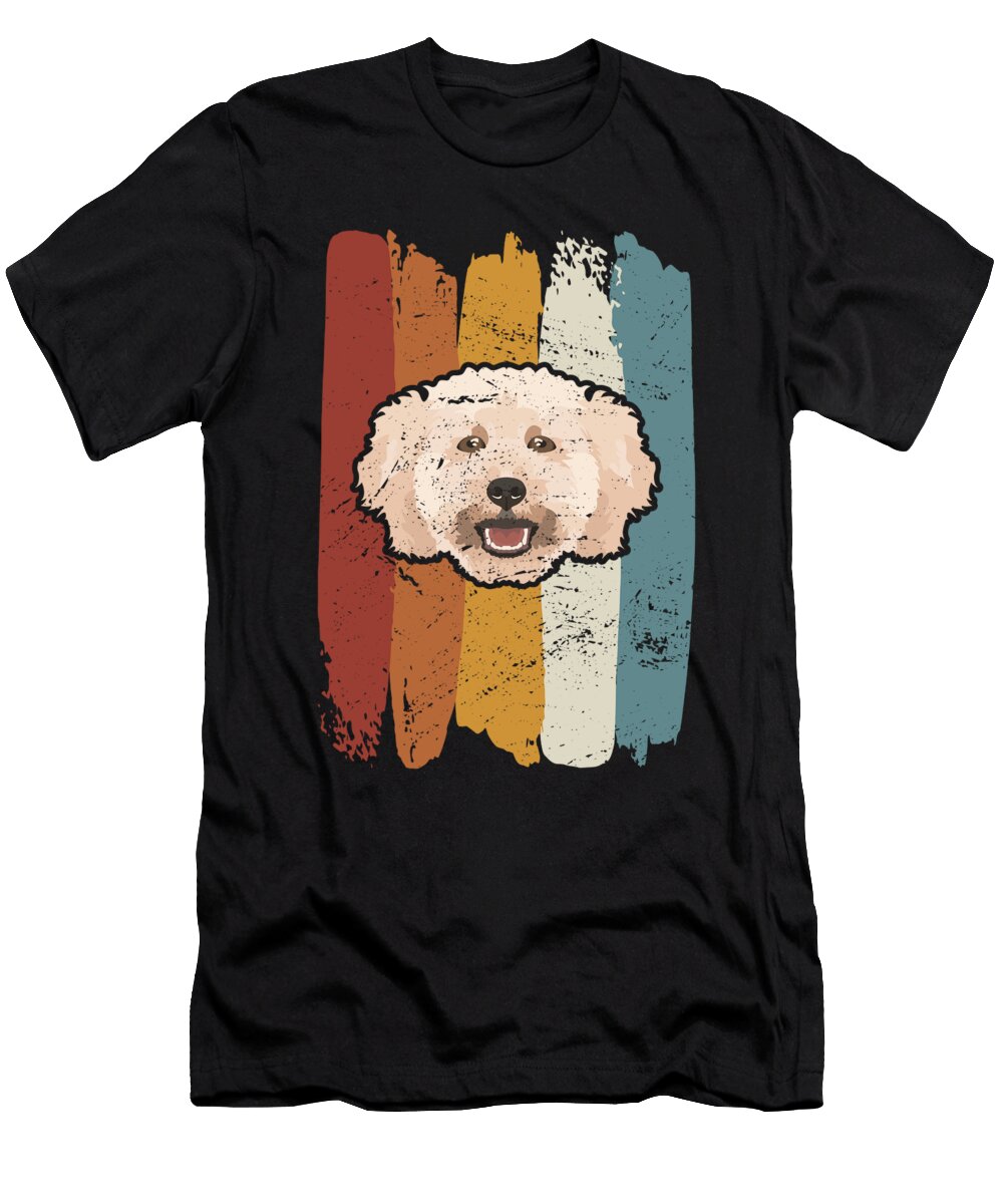 1 Smiling Miniature Poodle Retro Greenoptix T-Shirt