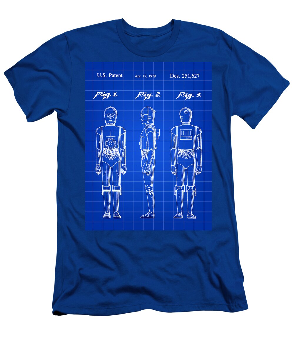 1 Star Wars C 3po Patent 1979 Stephen Younts T-Shirt