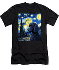 1 Starry Night with Poodle Studi Alex T-Shirt