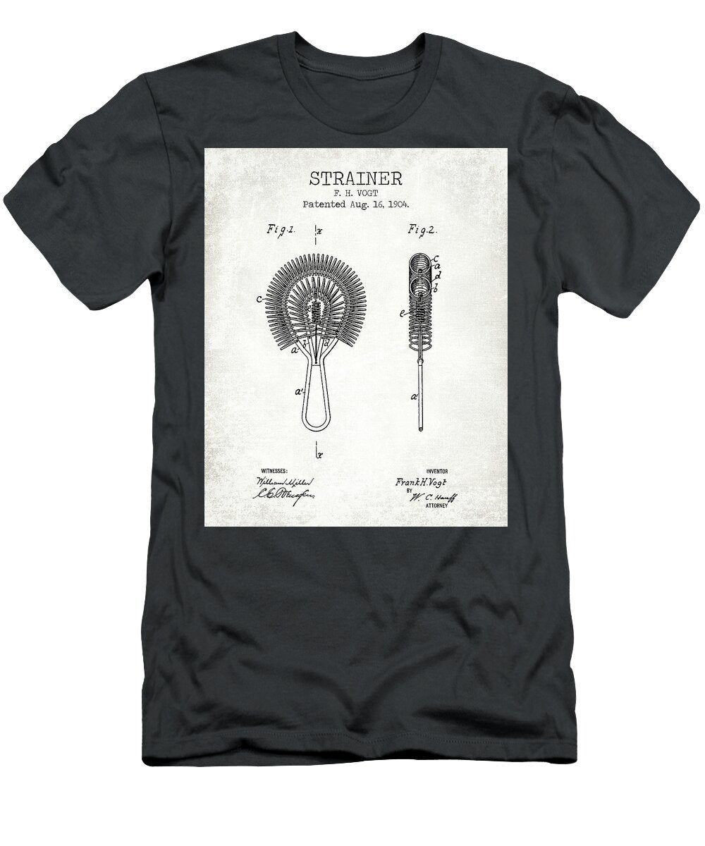 1 Strainer Old Patent Denny H T-Shirt