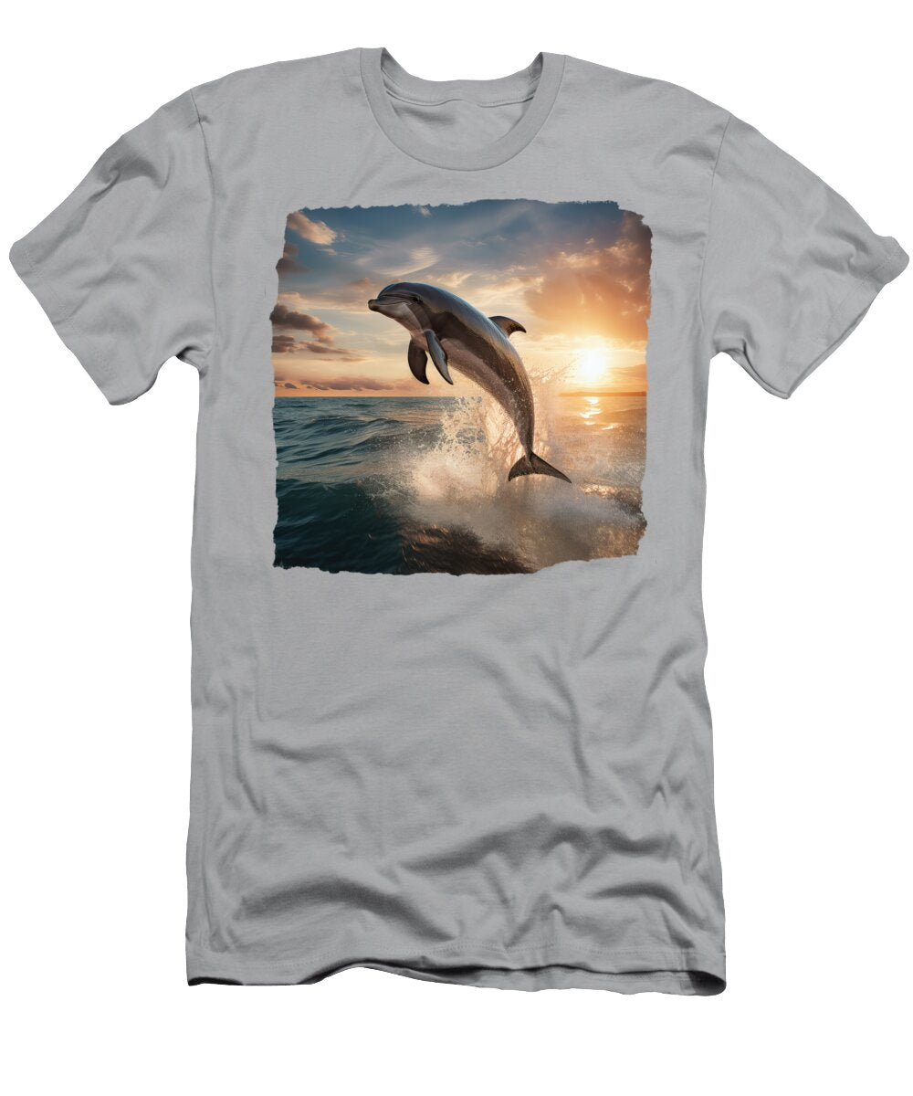 1 Sunset Dolphin Elisabeth Lucas T-Shirt