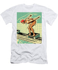 1 Swimmer on Diving Platform Csa Images T-Shirt