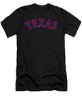 1 Texas Rangers Baseball Team Logo Jaron Kunze T-Shirt