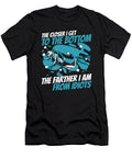 1 the Closer to Bottom the Farther From Idiots Scuba Diver Graphics Lab T-Shirt