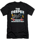 1 the Deeper You Go Scuba Diving Sports Gift Thomas Larch T-Shirt
