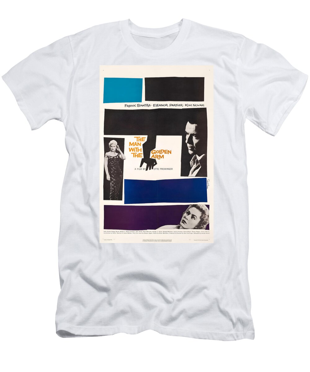 1 the Man with the Golden Arm 1955 Movie Poster T-Shirt