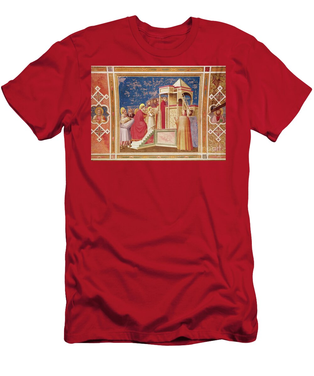 1 the Presentation of the Virgin At the Temple C1305 Giotto T-Shirt