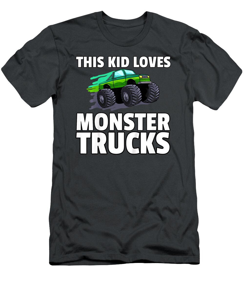 1 This Kid Loves Monster Trucks Anh Nguyen T-Shirt