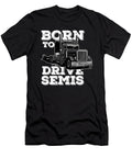 1 Truck Driver Big Rig Trucker Trucking Semi Truck Crazy Squirrel T-Shirt