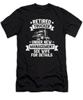 1 Truck Driver Big Rig Trucking Retired Trucker Crazy Squirrel T-Shirt
