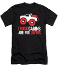 1 Truck Driver Big Rig Trucking Trucker Truck with Hearts Crazy Squirrel T-Shirt