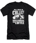 1 Truck Driver Coffee Trucking Trucker Rig Garbage Truck Crazy Squirrel T-Shirt