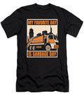1 Truck Driver Favourite Trucking Trucker Rig Garbage Truck Crazy Squirrel T-Shirt