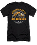 1 Truck Driver Rig Trucking Old Man Trucker Crazy Squirrel T-Shirt
