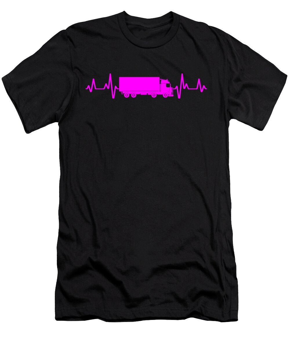 1 Trucker Babe Lorry Driver Truck Driver Hauler Gift Justus Ratzke T-Shirt