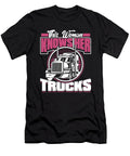1 Trucker Trucking Female Truck Driver Crazy Squirrel T-Shirt