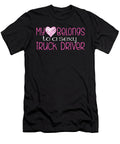 1 Truckers Wife Truck Driver Truckers Love Gift Idea Tshirtconcepts Marvin Poppe T-Shirt